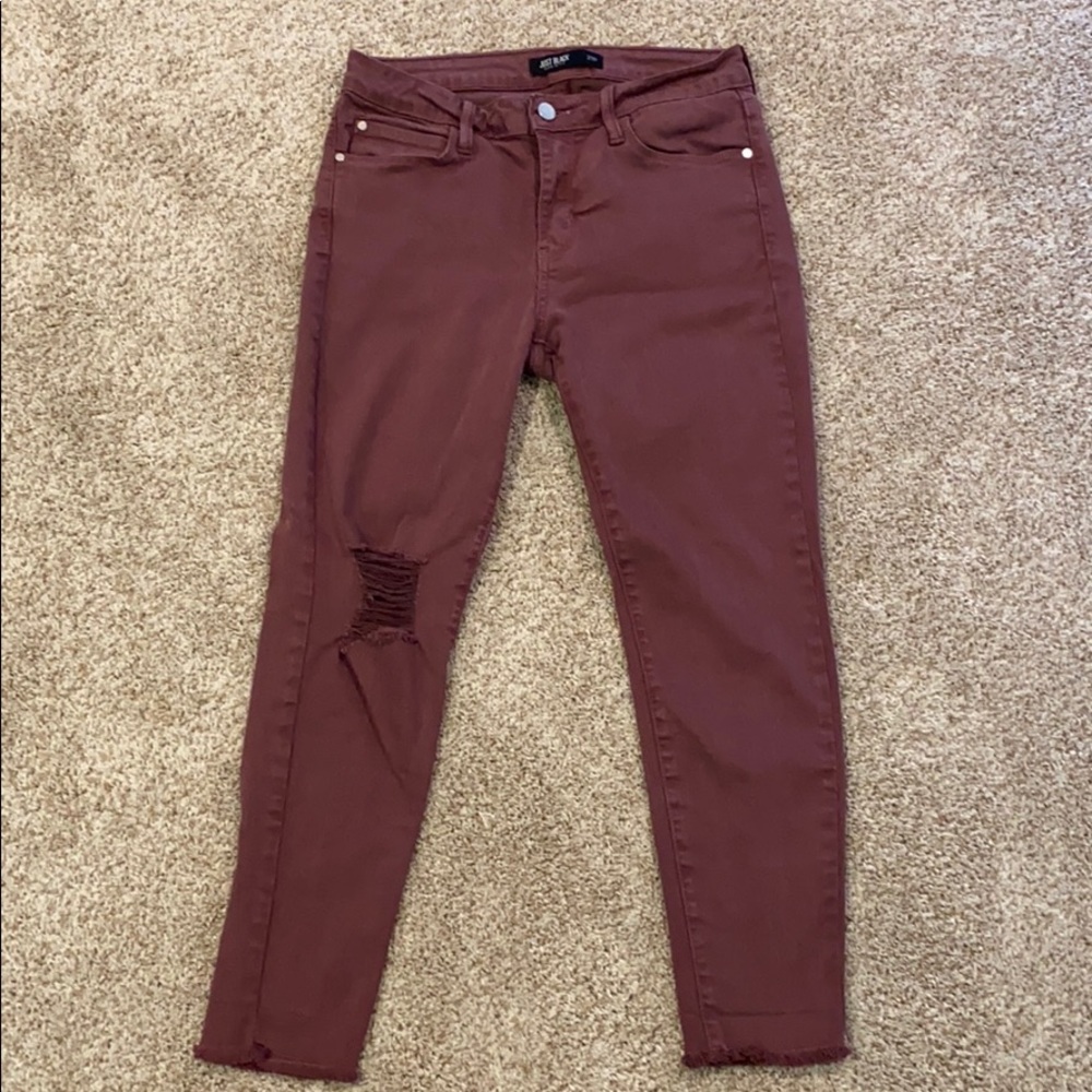 Just Black Cropped Jeans